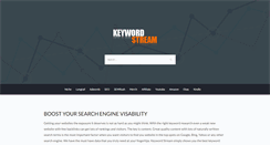 Desktop Screenshot of keywordstream.com